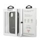 8. Guess GUHCP14SPSATLG iPhone 14 6.1 "Silber / Silber Hardcase SaffianoTriangle Logo