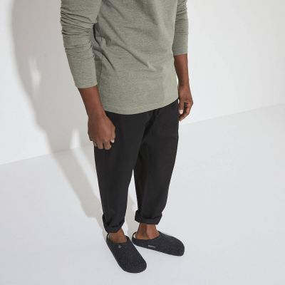 7. Birkenstock Zermatt Anthrazit Wollfilz-Isolierpantoffeln für Damen/Herren, Normalgröße Weit (1015090)