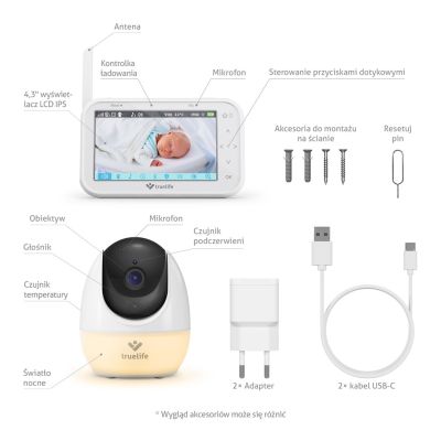 9. TrueLife NannyCam R4 Pro Babyphone