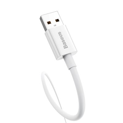 2. Baseus Superior Series 100W USB-A-auf-USB-C-Kabel 0,25 m – Weiß