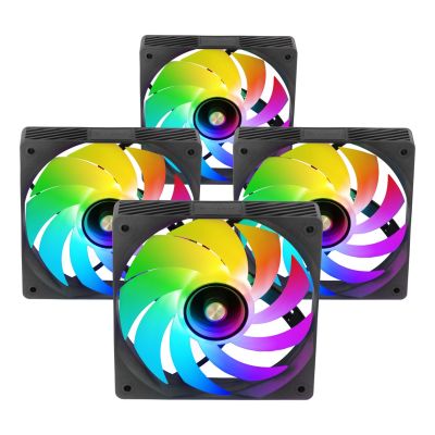 5. TACENS MARS MF-SI4KIT FANS 120 ARGB x4 BK – Lüfter + Hub + Fernbedienung (TACMARS-MFSI4KIT)