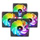 5. TACENS MARS MF-SI4KIT FANS 120 ARGB x4 BK – Lüfter + Hub + Fernbedienung (TACMARS-MFSI4KIT)