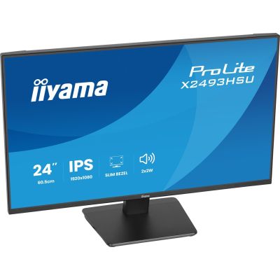 7. iiyama ProLite X2493HSU-B1 Computermonitor 60,5 cm (23,8") 1920 x 1080 px Full HD LED Schwarz