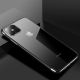 9. Transparente Gelhülle mit Metallrahmen für Xiaomi Redmi Note 11 Pro 5G / 11 Pro in Schwarz