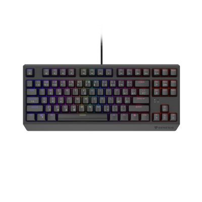 17. GENESIS THOR 230 TKL CZ/SK RGB MECHANISCHE GAMING-TASTATUR OUTEMU ROT SCHWARZ HOT SWAP