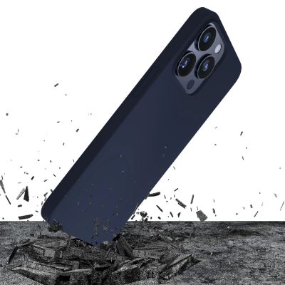 13. 3mk Silikonhülle für iPhone 16 Pro Max – Marineblau