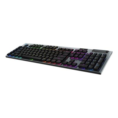 3. Logitech G G915 X Lightspeed Gaming-Tastatur USB + RF Wireless + Bluetooth QWERTZ Amerikanisches/Internationales Schwarz