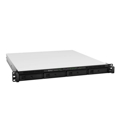 6. Synology RS1619xs+ NAS; 1U-Rack; 4x (3,5"-SATA-HDD/2,5"-SATA-HDD); Intel Xeon D-1527; 8 GB DDR4 ECC UDIMM (max. 64 GB), 4x 1GbE RJ-45
