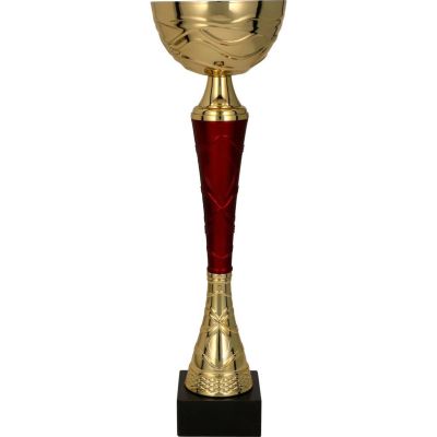 13. TUMA RD gold-burgunderfarbener Metallbecher