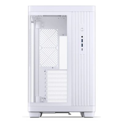 9. Jonsbo TK-4 Gehäuse, Midi-Tower, ATX, gehärtetes Glas – Weiß