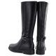 9. Sergio Leone KZ-32-S schwarze Leder-Damenstiefel