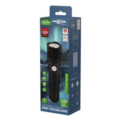 8. Ansmann Pro 3000R Metall-Degiklio, 3 x 10 W LED