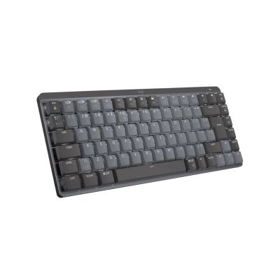 6. Logitech 920-010780 Office-Tastatur, kabellos mit Funk und Bluetooth, QWERTZ-Tastatur, amerikanisches/internationales Layout, Graphitgrau