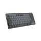 6. Logitech 920-010780 Office-Tastatur, kabellos mit Funk und Bluetooth, QWERTZ-Tastatur, amerikanisches/internationales Layout, Graphitgrau