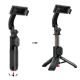 7. Acefast E42 Selfie-Stick mit automatischem Stativ und Bluetooth-Fernbedienung, 63 cm – Schwarz