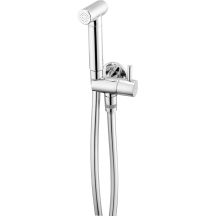 Bidet-Set für den direkten Gebrauch mit abgewinkeltem Anschluss – Handbrausehalter