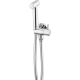 Bidet-Set für den direkten Gebrauch mit abgewinkeltem Anschluss – Handbrausehalter