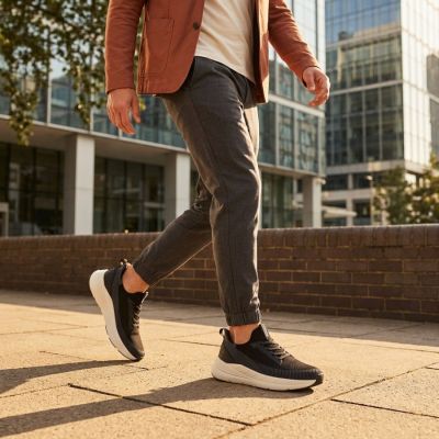8. Schwarze Plateau-Sneaker für Damen Kobbo Vinceza 102421
