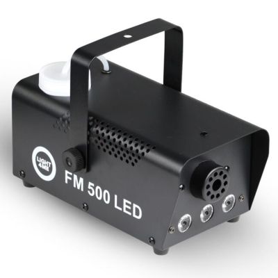 LIGHT4ME FM 500 LED V2 – Nebelmaschine, kabellose Fernbedienung, 500 W Leistung, 3 x 1 W RGB-Lichteffekte