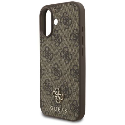 6. Guess 4G Small Classic Logo MagSafe Hülle für iPhone 17 - Braun