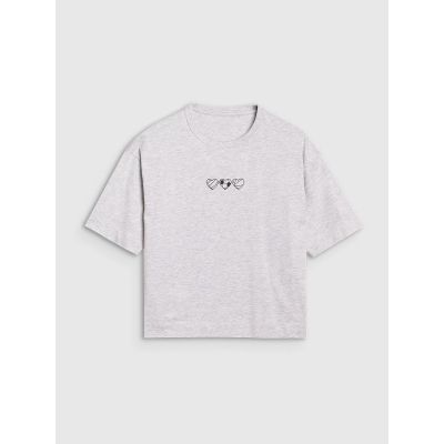 5. Damen Oversize T-Shirt mit Aufdruck 4F 4FRSS25TTSHF2873-27M