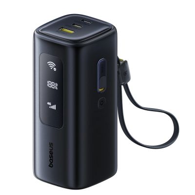 2. Baseus EnerGeek GX11 MiFi 20000mAh 67W Powerbank mit WLAN-Funktion - Schwarz