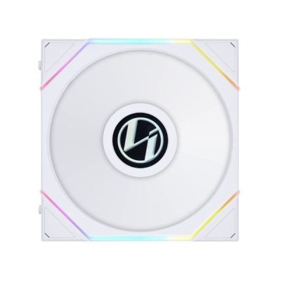 Lian Li Uni Fan TL LCD Computergehäuse, Prozessorlüfter 14cm Weiß 1 Stück.