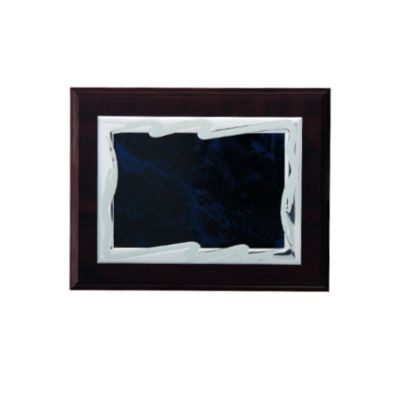 9. Diplom aus Kunststoff mit gravierter Metallplatte
