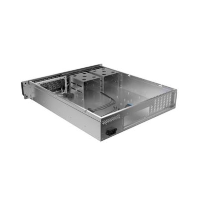 4. Lanberg SC01-5202-12B Modulares Rack-Servergehäuse (2 HE) 0 GB