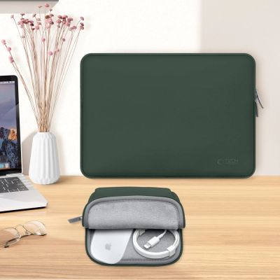 6. Tech-Protect Neoslim 13-14 Laptoptasche - Grün
