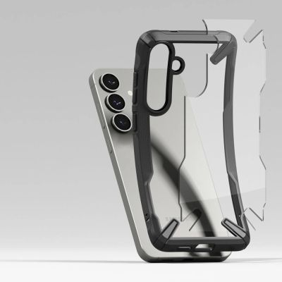 4. Ringke Fusion X Case für Samsung Galaxy S25+ - Schwarz