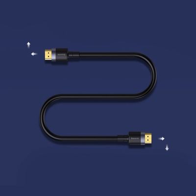 13. Baseus Cafule HDMI / HDMI 2.0 4K 60 Hz 3D 18 Gbit/s Kabel 3 m – Schwarz
