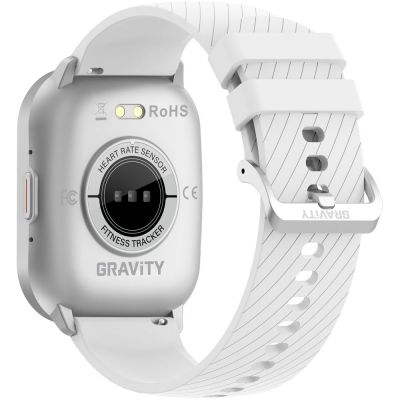 11. Smartwatch Gravity Silbernes Armband + Armband GT43-2