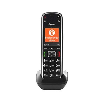 10. Gigaset E720HX Analog/DECT-Telefon mit Anrufername und -ID, Schwarz