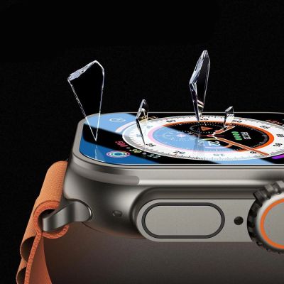 7. Tech-Protect Easy Set+ 2er-Pack Panzerglas für Huawei Watch GT 5 Pro 46 mm - Transparent