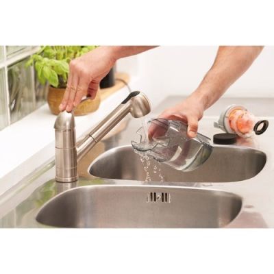 12. Black & Decker BHFEA515J Akku-Stielstaubsauger/Elektrobürsten-Staubsauger, beutellos, 0,5 l, orange/weiß, 1,5 Ah