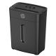 HP One Shred 6CC Aktenvernichter, Partikelzerkleinerung, 68 dB, Schwarz