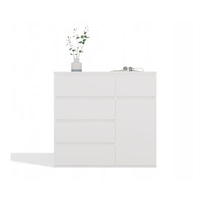 9. MALWA 1D5S Kommode weiß