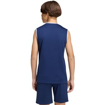 6. adidas Entrada 26 Sleeveless Jersey Kindertrikot marineblau KB3936