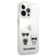 4. Karl Lagerfeld Karl & Choupette Hülle für iPhone 13 Pro Max 6,7" - Transparent