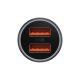 4. Baseus Golden Contactor Max 2xUSB-A 60W Kfz-Ladegerät – Dunkelgrau