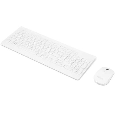 3. Lenovo | Kabelloses Tastatur- und Maus-Set | 510 | Weiß | Tastatur- und Maus-Set | 2,4-GHz-Funkverbindung über Nano-USB | Batterien enthalten | Englisch | Weiß