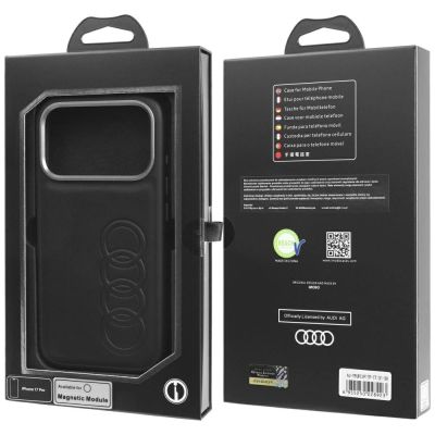 10. Audi TT Kunstleder MagSafe Case für iPhone 17 Pro - Schwarz