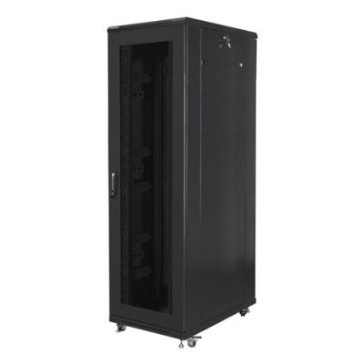 LANBERG Standregal 19" 42U 800x1000 SCHWARZ perforierte Türen