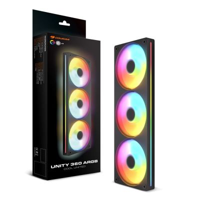 5. COUGAR CF-UN360RB-RGB Computergehäuse 12 cm Lüfter Schwarz