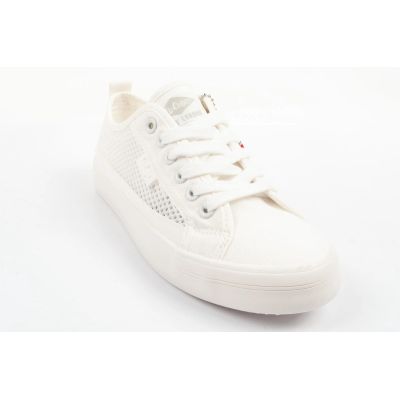 2. Lee Cooper Damen-Sneaker, durchbrochenes Muster, weiß, bequem, Sommerschuhe