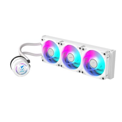 3. GIGABYTE AORUS WATERFORCE II 360 ICE Prozessor All-in-One-Flüssigkeitskühler 12 cm Weiß