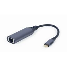 GEMBIRD USB-C-auf-LAN-RJ-45-Adapter 1GB mit Kabel