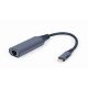 GEMBIRD USB-C-auf-LAN-RJ-45-Adapter 1GB mit Kabel