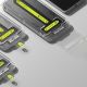 4. Ringke Easy Slide 2er-Pack Panzerglas für Samsung Galaxy A56 5G - Transparent